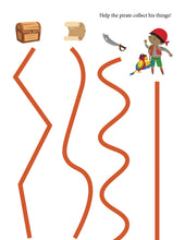 Load image into Gallery viewer, Therapy Busy Box scissor sheet - pirate themed