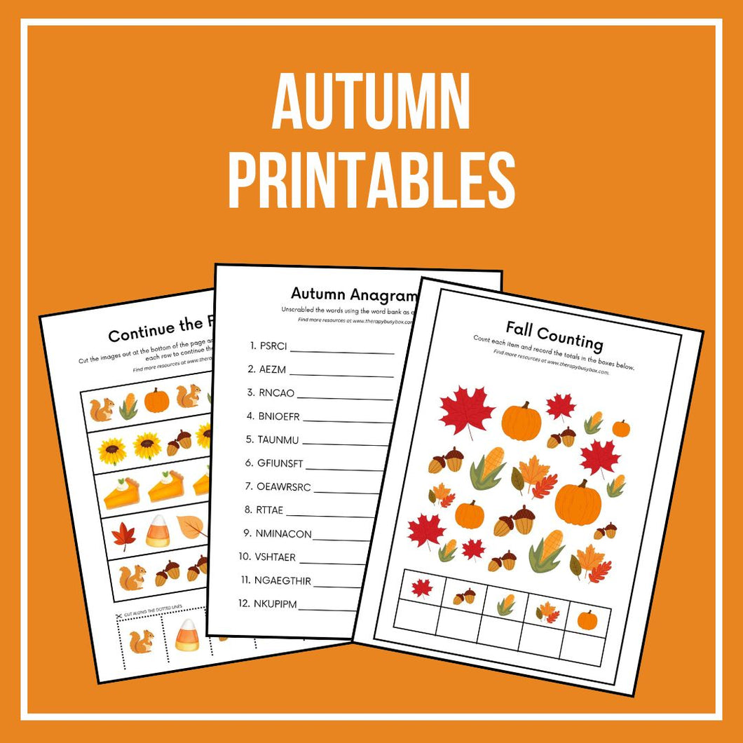 Autumn Printables